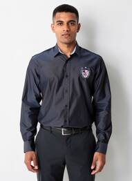 Chemise manches longues coupe cintrée bleu CAMBERABERO homme