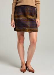 Jupe courte poches bleu LILI SIDONIO femme