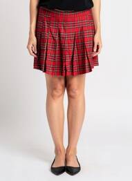 Jupe courte poches rouge MOLLY BRACKEN femme