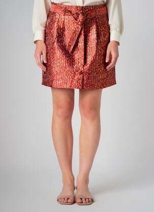 Jupe courte poches orange LA PETITE ETOILE femme