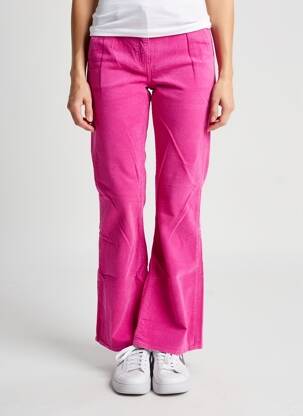 Pantalon flare coupe évasée violet HAPPY femme