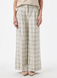 Pantalon flare taille élastique gris GRACE & MILA femme