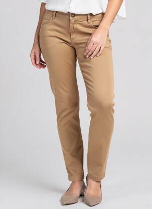 Pantalon slim poches beige LE TEMPS DES CERISES femme