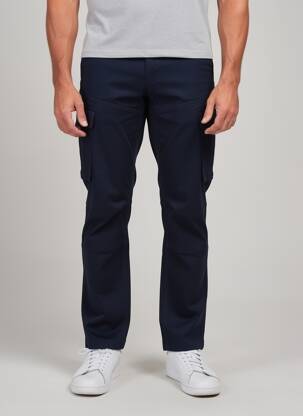 Pantalon cargo slim taille normale bleu DAYTONA homme
