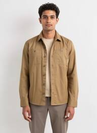 Veste casual fermeture boutonnée sur le devant marron IRON AND RESIN homme