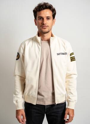Veste casual coupe droite beige DAYTONA homme
