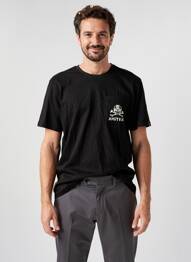 T-shirt stretch manches courtes noir DAYTONA homme