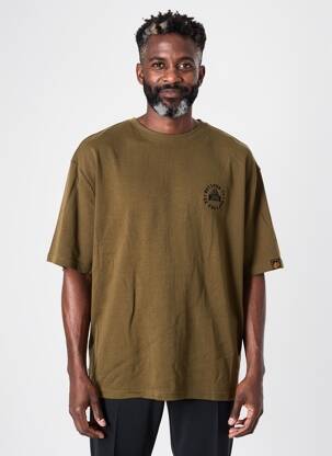 T-shirt coupe droite manches courtes vert DAYTONA homme