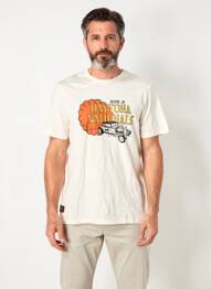 T-shirt coupe droite manches courtes beige DAYTONA homme