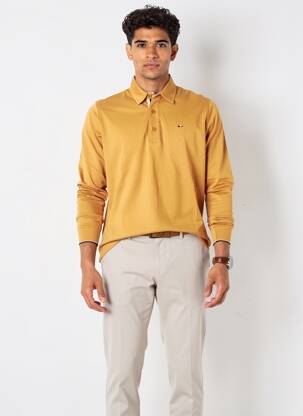 Polo manches longues manches longues orange CAMBERABERO homme