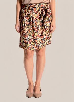 Jupe courte doublure jaune MOLLY BRACKEN femme