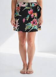 Jupe courte doublure noir MOLLY BRACKEN femme