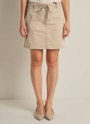 Jupe courte poches beige KAPORAL femme