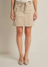 Jupe courte poches beige KAPORAL femme