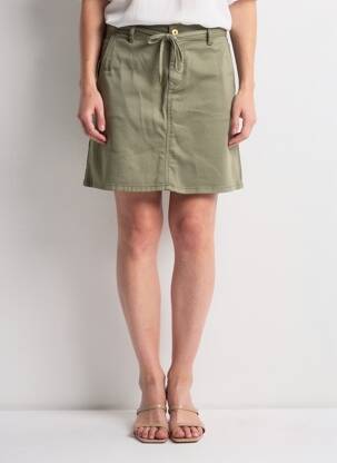 Jupe courte poches vert KAPORAL femme