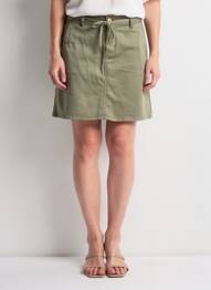 Jupe courte poches vert KAPORAL femme