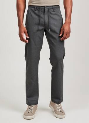 Pantalon chino tissage chiné taille normale gris KAPORAL homme