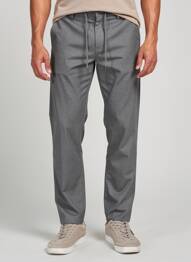 Pantalon chino tissage chiné taille normale gris KAPORAL homme