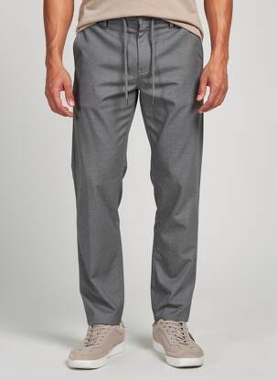 Pantalon chino tissage chiné taille normale gris KAPORAL homme