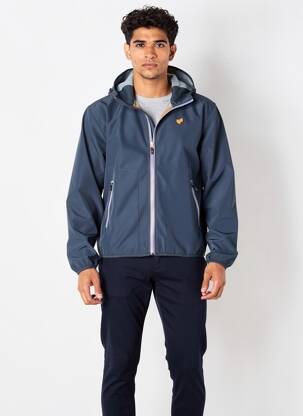 Coupe-vent poches a capuche bleu KAPORAL homme