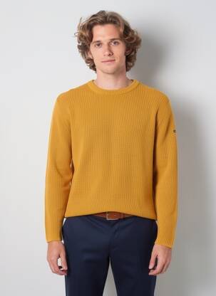 Pull stretch manches longues jaune PEPE JEANS homme