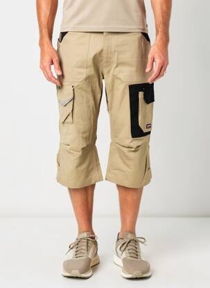 Pantacourt coupe droite taille normale beige COFRA homme