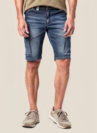 Bermuda stretch taille normale bleu DIKE homme