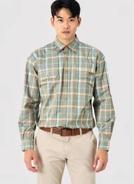 Chemise manches longues poches gris LOTTO homme