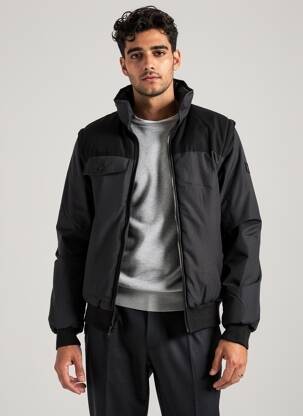 Doudoune manches longues sans capuche gris DELTAPLUS homme