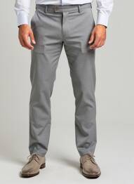 Pantalon slim tissage chiné taille normale gris PIONEER homme