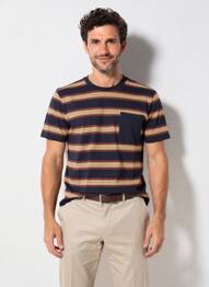 T-shirt stretch manches courtes noir PIONEER homme
