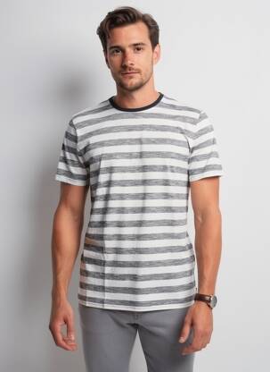 T-shirt coupe cintrée manches courtes noir PIONEER homme