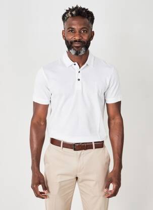 T-shirt coupe cintrée manches courtes blanc PIONEER homme