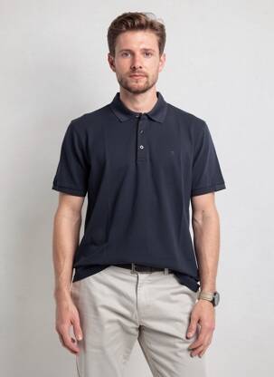 Polo stretch manches courtes noir PIONEER homme