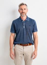 T-shirt coupe cintrée manches courtes bleu PIONEER homme