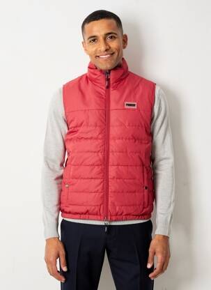 Doudoune poches sans capuche rouge PIONEER homme