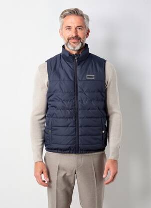 Doudoune poches sans capuche bleu PIONEER homme