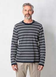 Pull stretch manches longues bleu PIONEER homme