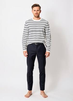 Pull stretch manches longues blanc PIONEER homme