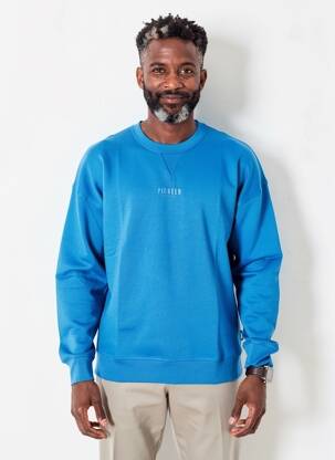 Sweat-shirt stretch manches longues bleu clair PIONEER homme