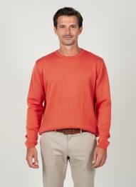 Pull stretch manches longues orange PIONEER homme