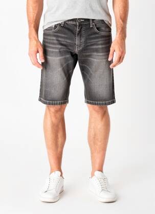Bermuda tissage denim taille normale noir PIONEER homme