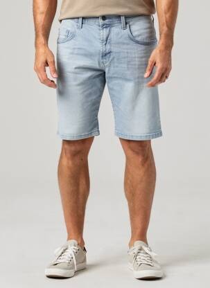 Bermuda stretch taille normale bleu PIONEER homme
