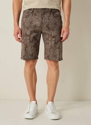 Bermuda tissage popeline taille normale gris PIONEER homme
