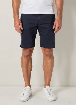 Bermuda stretch taille normale bleu PIONEER homme