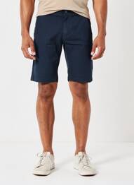 Bermuda stretch taille normale bleu PIONEER homme