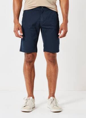 Bermuda stretch taille normale bleu PIONEER homme