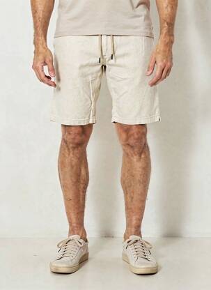 Bermuda taille élastique taille normale beige PIONEER homme