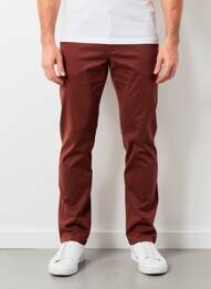 Pantalon chino stretch taille normale orange MEYER homme