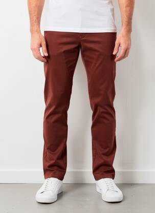 Pantalon chino stretch taille normale orange MEYER homme